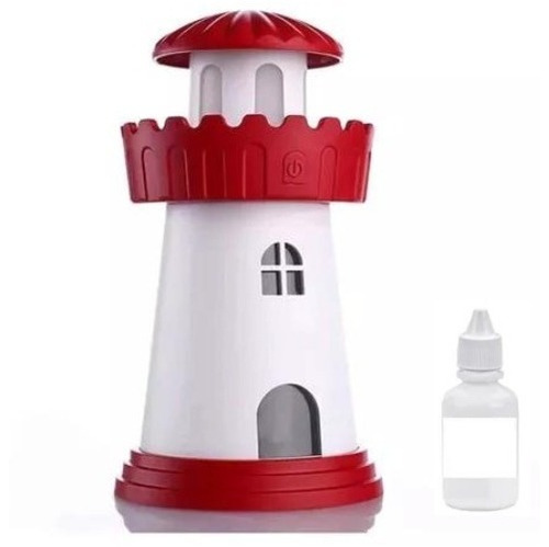 Difusor Humidificador Mini Faro Luz Led + Esencia