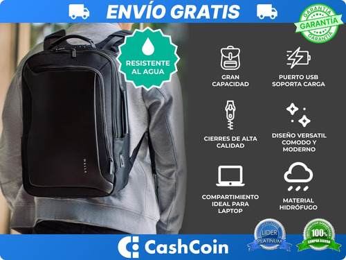 Mochila Walla Burbank - Moderna Ideal Portanotebook Premium