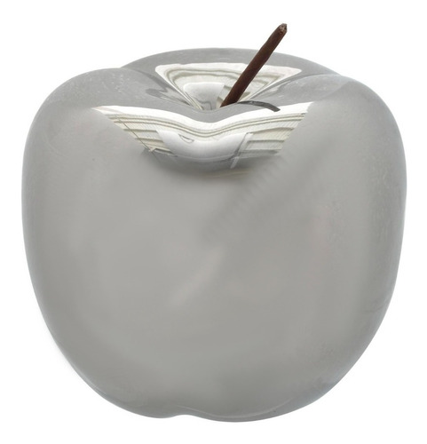 Figura Decorativa Manzana Boston Silver