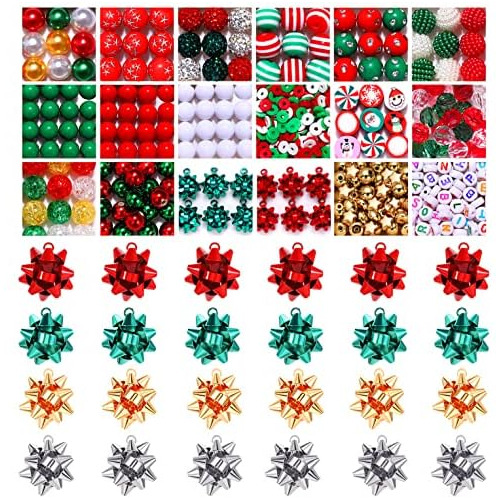 600pcs+ Abalorios Y Encantos De Navidad Hacer Joyas, Ab...