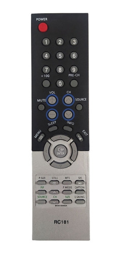 Control Remoto Tv Led Lcd Sams Bn59-00490a  (1609)