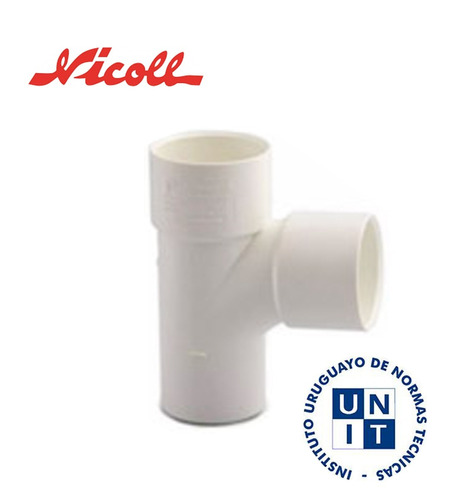 Ramal Tee Pvc 40mm 90 Grados M - H Reforzado 3.2mm Nicoll