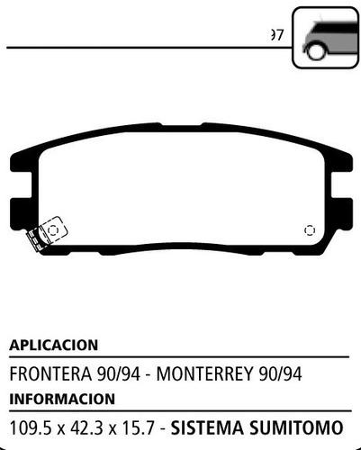 Juego Pastillas De Freno Litton P/ Isuzu Trooper Iv 1992-199