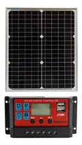 Comprar Energia Solar Para Casilla Obrador Lancha Panel 20w + Reg 10