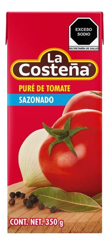 Puré De Tomate La Costeña Sazonado 350 G
