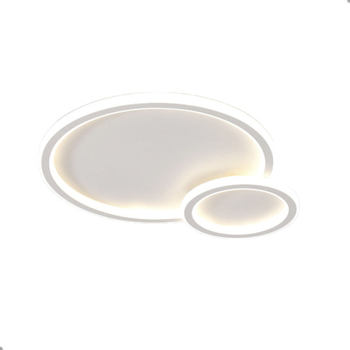 Gmh Luminaria De Led Sobrepor Sala Quarto Modelo Moderno Hadar Branco 74w 2880 Lúmens Luz Branco Quente Amarela 3000k