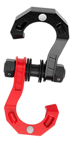 Manilha Dividida Com Anel D, Manilha Dividida Preto Vermelho