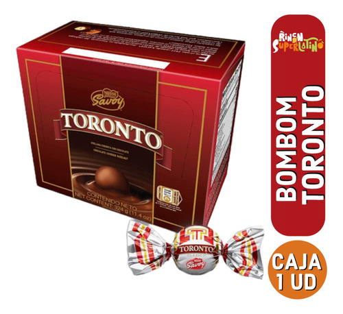 Chocolate Toronto Bombom Caja 324gr