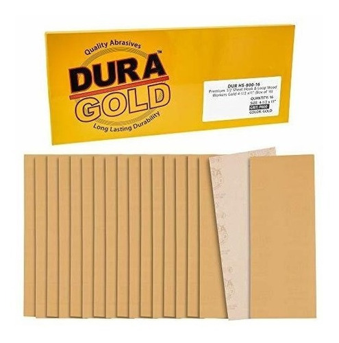 16 Lijas Dura-gold 11.4cm X 28cm Grano 800