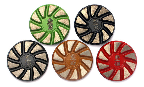 Almohadilla Pulido Piso Metal Diamante 3 Integracion Disco