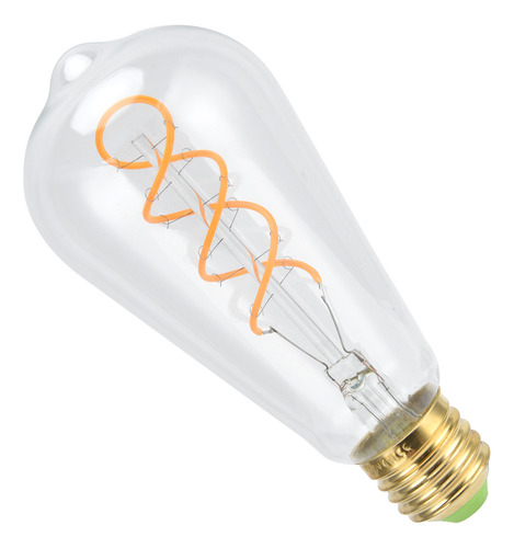 Bombilla St64 Doble Espiral E27 4w 110v Dimmable Para