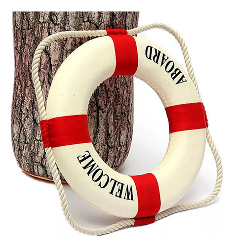T 2 Anillos Salvavidas Náuticos De Espuma Aboard Para