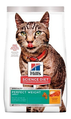 Hills Feline Adult Perfect Weight 3 Lb 