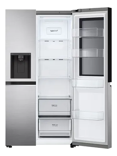 Nevecón LG Side By Side Instaview Thinq 638 Lt Plata