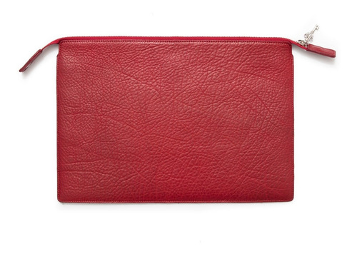 Imagen 2 de 3 de Funda Para Macbook / Notebook Con Cierre Bab® Cuero Genuino