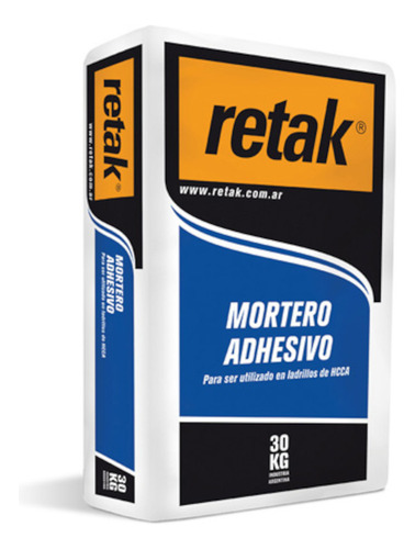 Mortero Adhesivo X 30 Kg Retak St00205