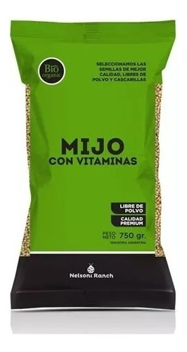 Mijo C/ Vitaminas 750gr Nelsoni Ranch