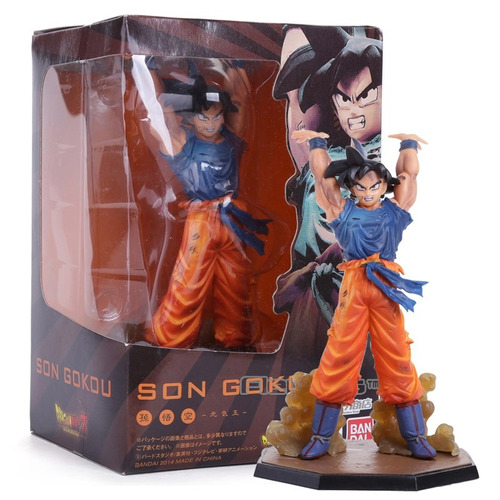 Action Figure Son Goku Genki Dama Dragon Ball Na Caixa