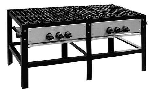 Parrilla Industrial A Gas Fogón Doble International F-2