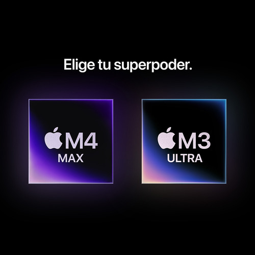Mac Studio Chip m4max Cpu14 núcleos Gpu32 núcleos 512 gb Ssd Color Plata