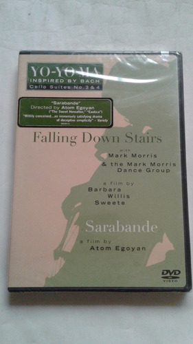 Dvd Yo Yo Ma Falling Down Stairs Sarabande Bach  Suites Vol2