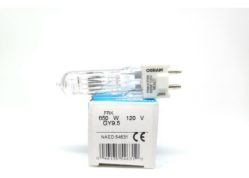 Foco Frk De 120v 650w Base Gy9.5 54631 Osram Alemana