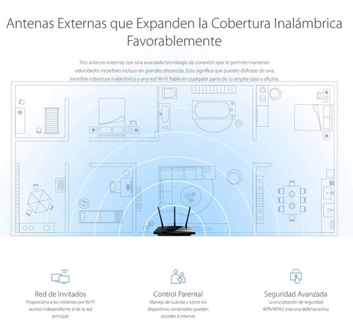 Tp-link, Router Gigabit Wifi Dual Band Ac1200, Archer C1200