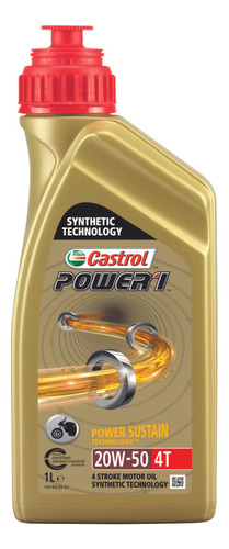 Castrol Power 1 Semi Sintético 20w50 Lt