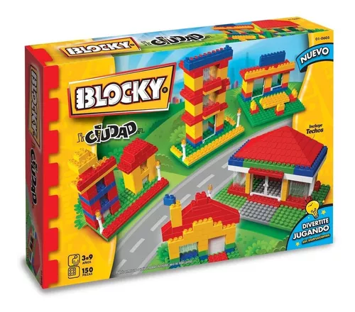 Torbellino ponerse nervioso Dictadura Bloques para armar Blocky Construcción Ciudad 150 piezas en caja |  Minijuegos