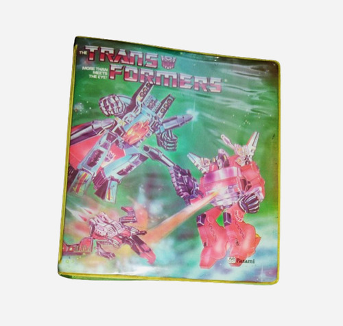 Transformers 1 Carpeta De Colegio Antigua - Parami 1985