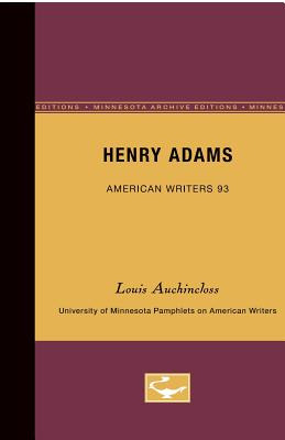 Libro Henry Adams - American Writers 93: University Of Mi...