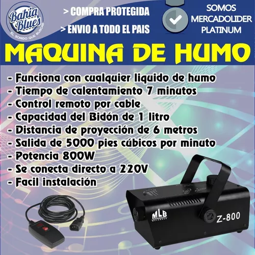 Maquina humo fiesta