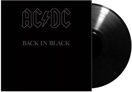 AC/DC - Vinilo Back In Black - 50 Aniversario BLANCO Y NEGRO