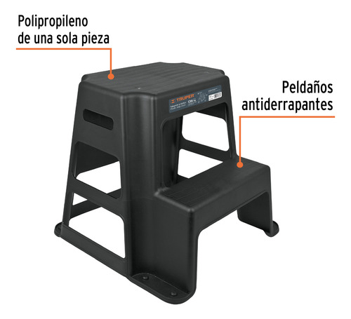Banquito Taburete De 1 Escalon, Antiderrapante Soporta 150kg