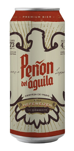 Cerveza Peñon Del Aguila Hefeweizen Lata X 473 Cc