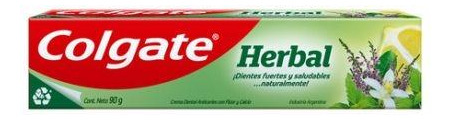 Pasta De Dientes Colgate Herbal Blanqueadora 90gr