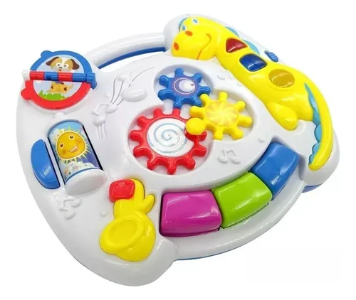 Mesa Didactica Para Bebes Musical Sensorial Patas Extraibles