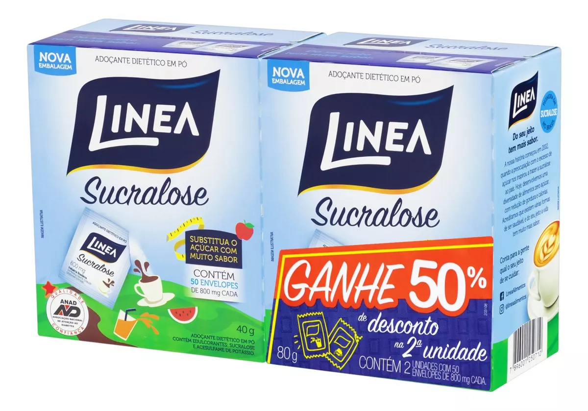 Primeira imagem para pesquisa de adoçante linea sucralose