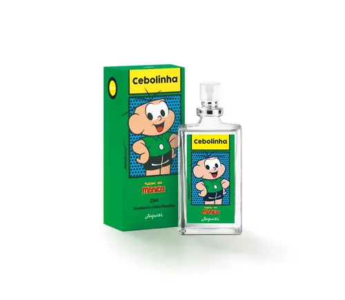 Perfumes Colônia Miniatura Cebolinha Turma Da Mônica Jequiti 25ml - Frasco de vidro