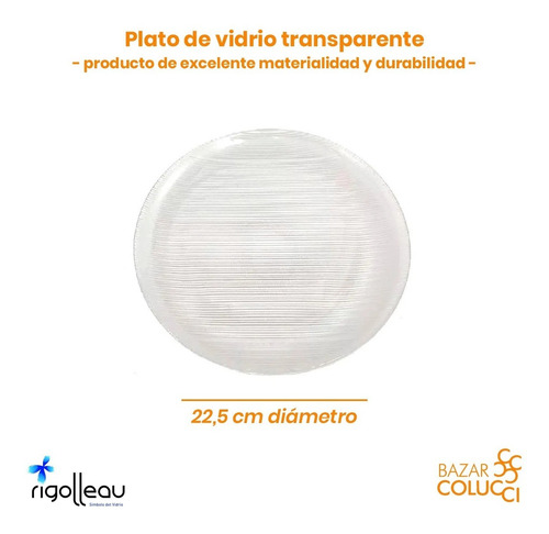 X12 Plato Playo Antillas Flint, Rigolleau - Bazar Colucci