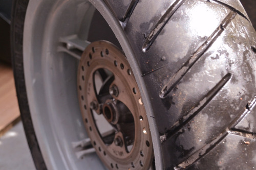 Roda Traseira De Triumph Tiger 1050 2009 - Roda E Pneu (Usado)