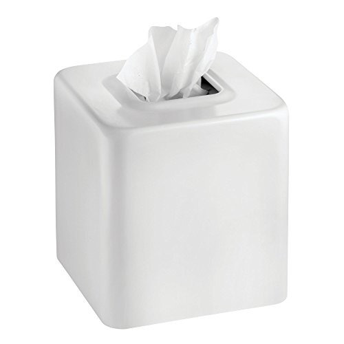 Mdesign Square Tissue Box Cover / Holder Para Encimeras De B