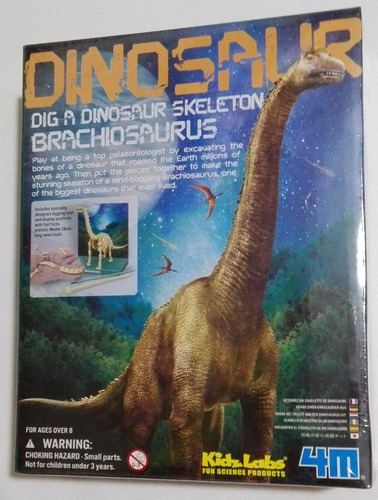 Excava Y Arma Esqueleto Dinosaurio Braquiosaurio Didactikids