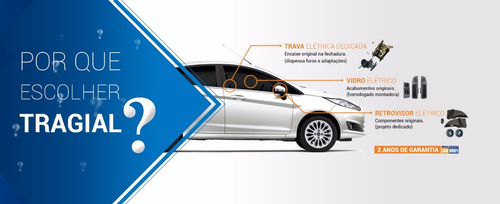 Vidro Elétrico Gol G2 2 P 95 A 00 Retrovisor E Trava Tragial
