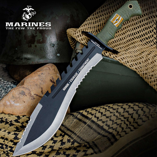 United Cutlery Uc3011 Usmc Kukri Machete Con Vaina