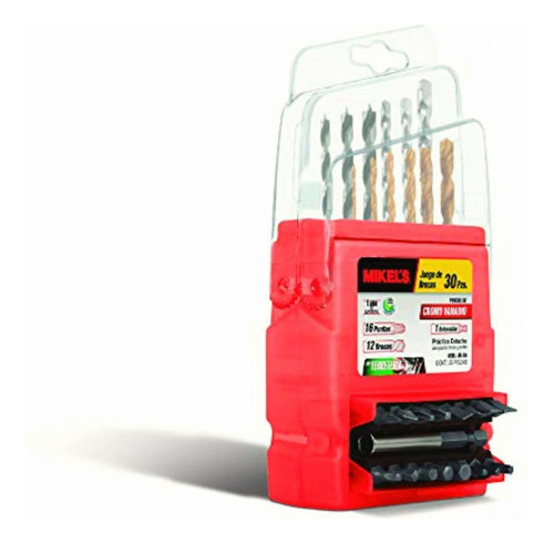Juego De Brocas 30 Pzas Mikels Jb-30