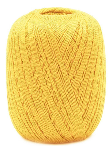 Linha Cléa 5 Cores Lisas 147,5g 750m Tex 196,7 100% Algodão Cor 1317- Amarelo Extra