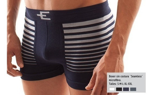 Boxer Eyelit. Art 4613 Rayado Modal - Del Talle S Al Xxl