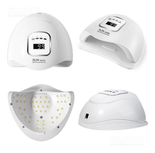 Imagen 5 de 10 de Kit Inicial Profesional Cabina 110w Manicuria Esmalte Led/uv