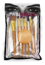 Comprar Set De Maquillaje 7 Pinceles Y Brochas 1 Esponja